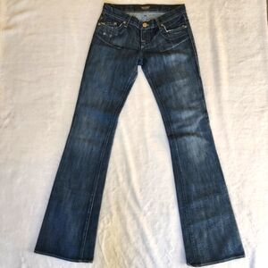 ROCK AND REPUBLIC DENIM FLARE LEG JEANS